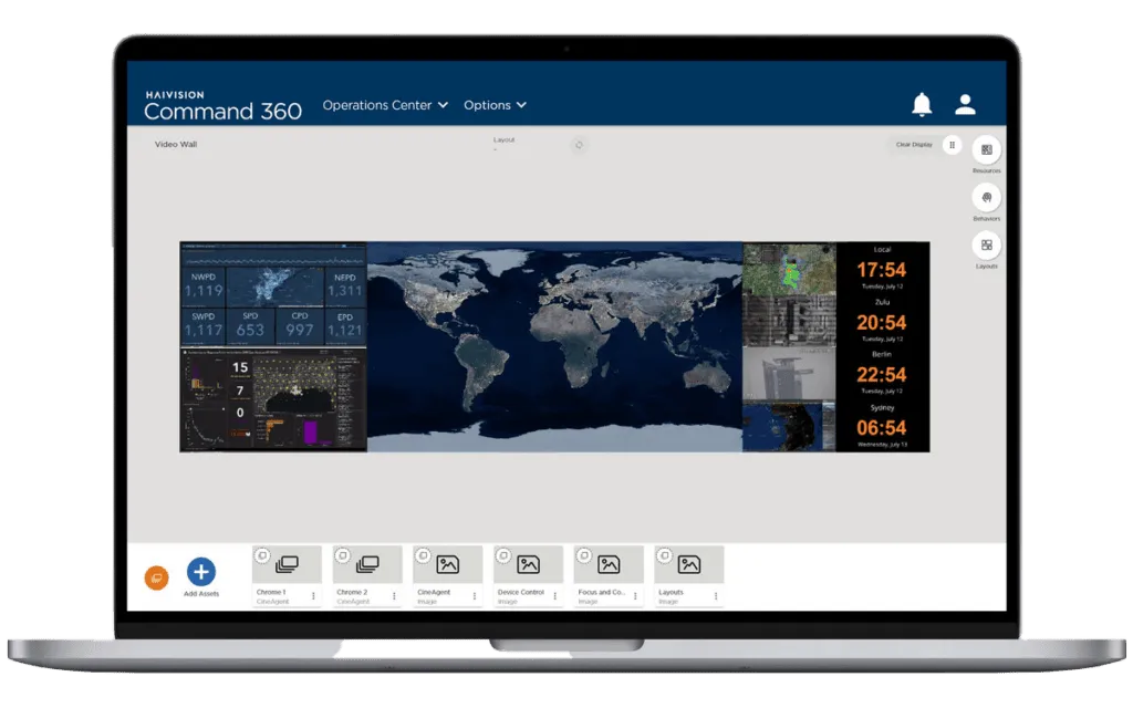 Command 360 User Interface