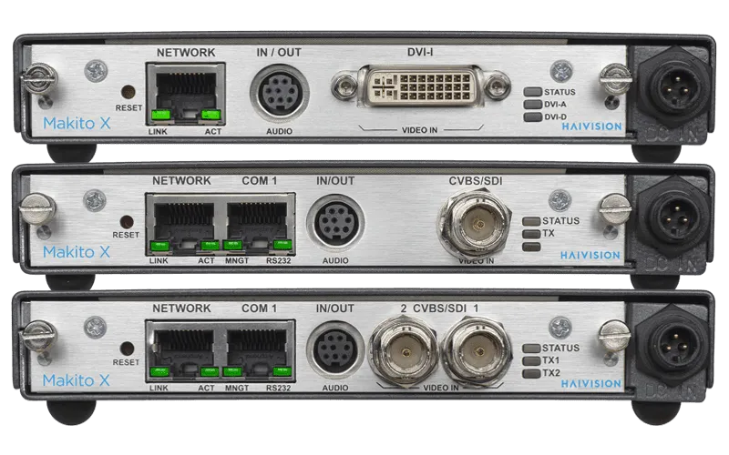 Makito X video encoders