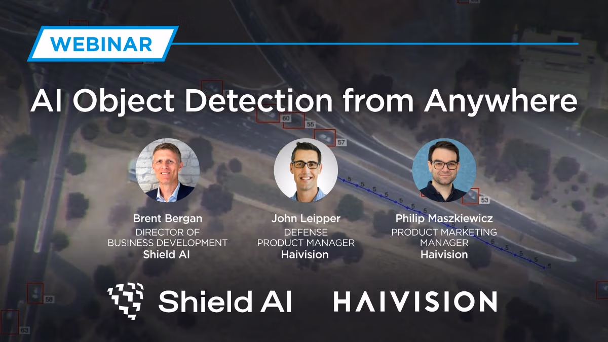 AI Object Detection from Anywhere Webinar Event