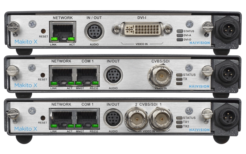 Makito X video encoders