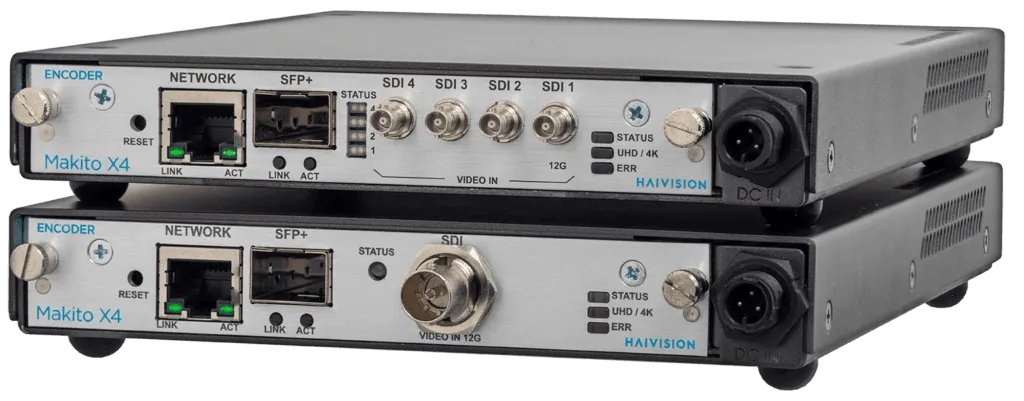 Makito X4 Ultra-Low Latency Video Encoder | Haivision
