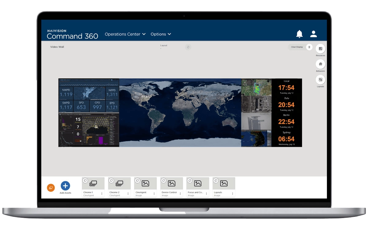 Command 360 User Interface