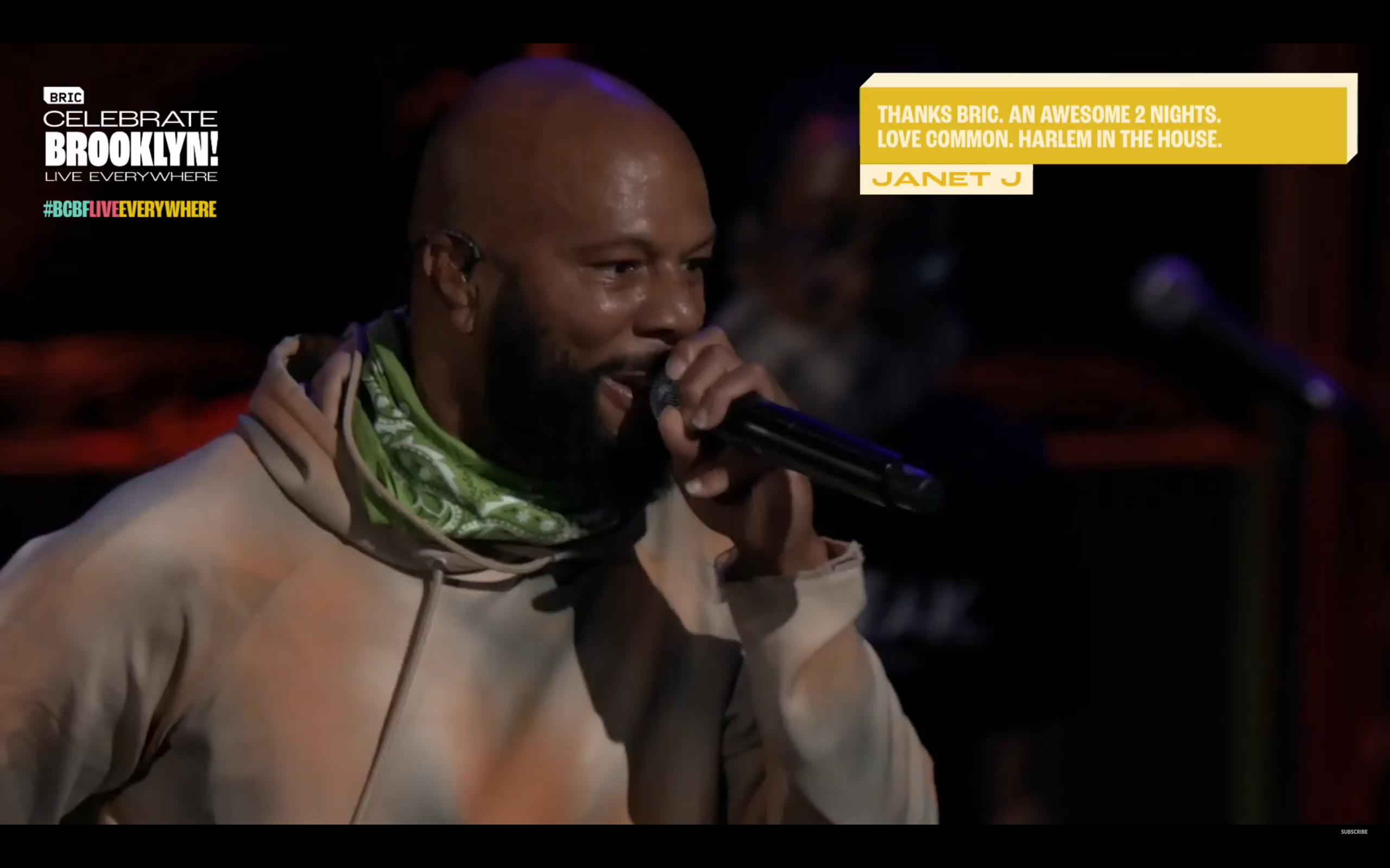 Common performing for BRIC Celebrate Brooklyn