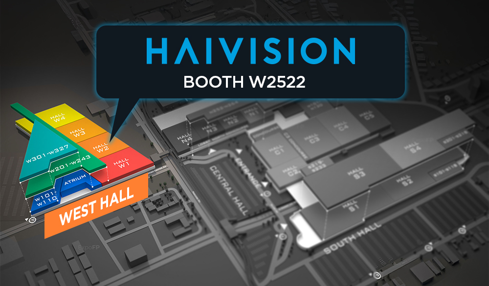 Haivision booth W2522 at NAB Show