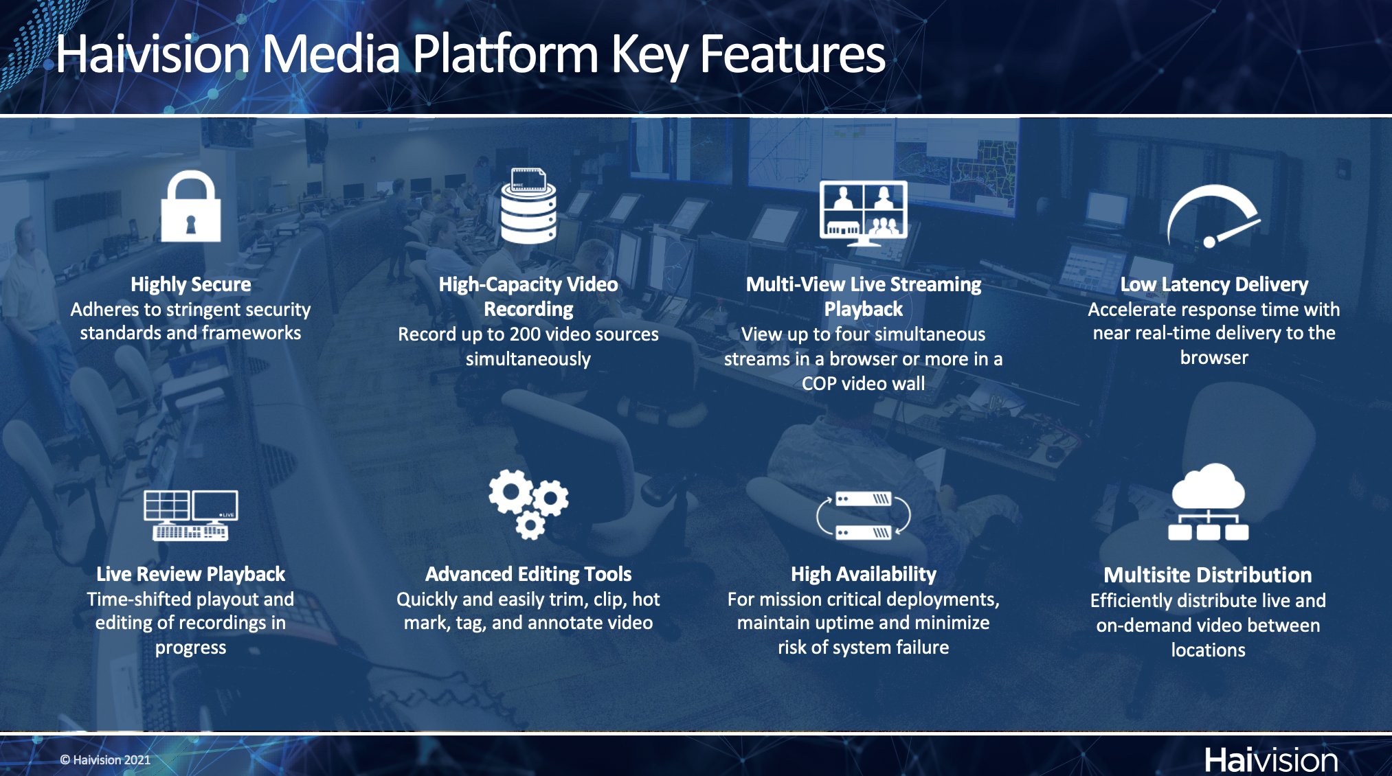 Haivision Media Platform Key Features