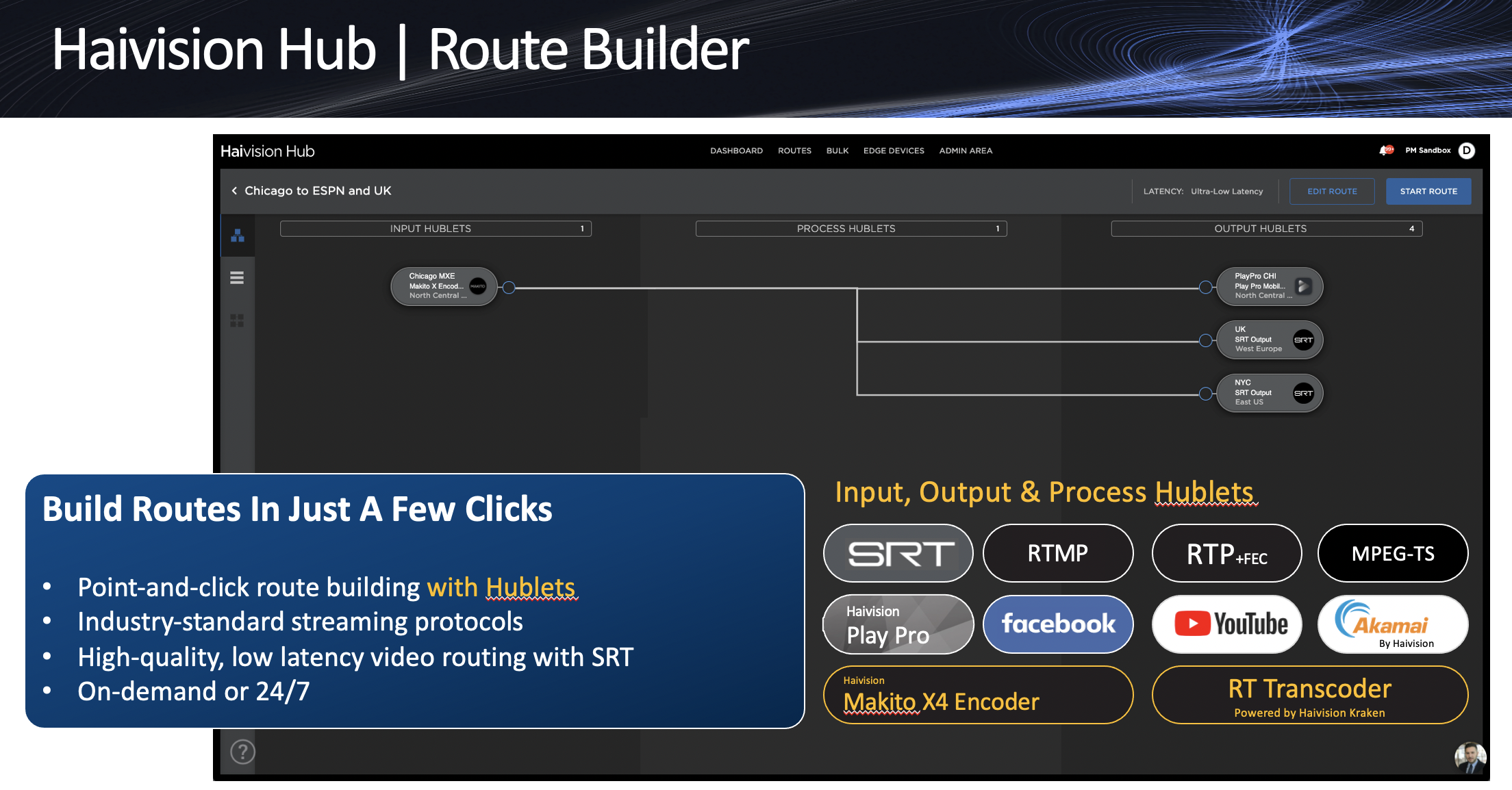 Haivision Hub Route Builder