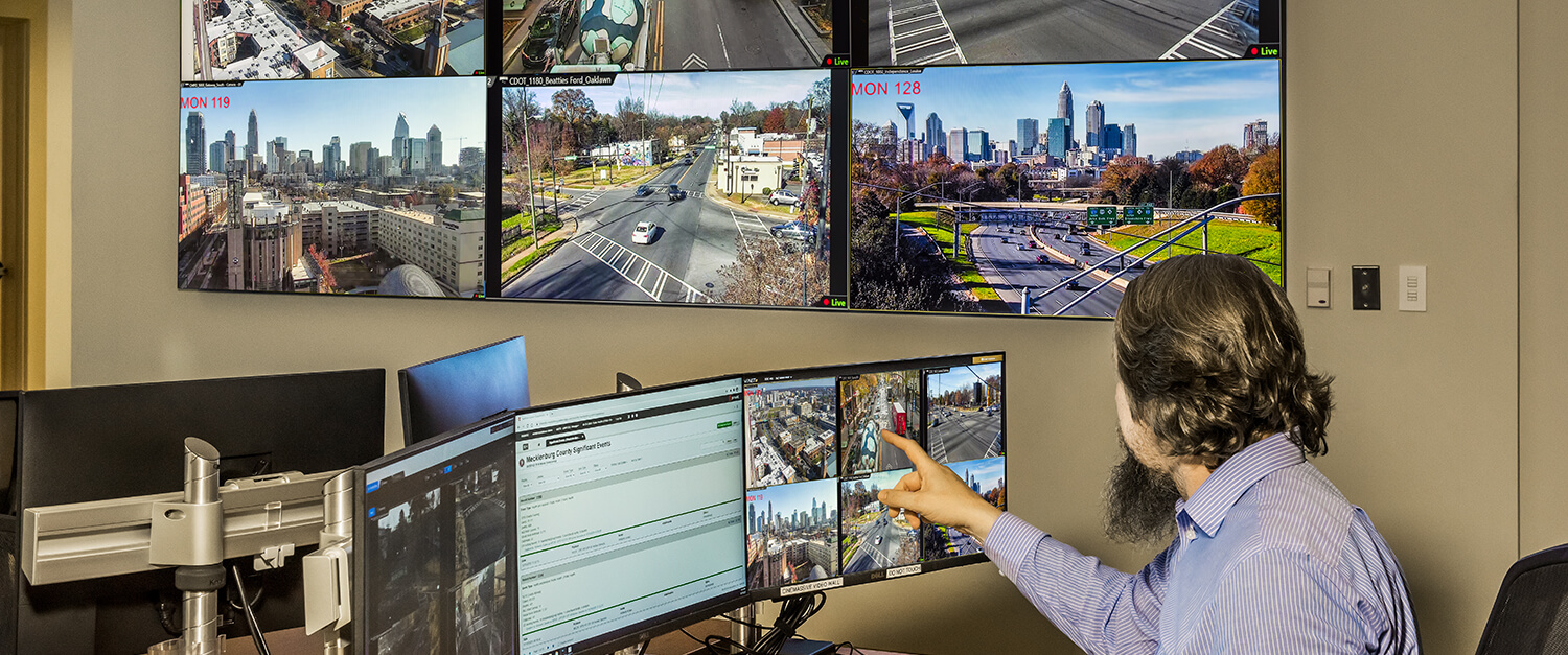 Charlotte-Mecklenburg Crime Center Video Wall