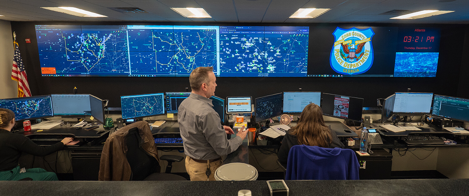 Cobb County RTCC Video Wall