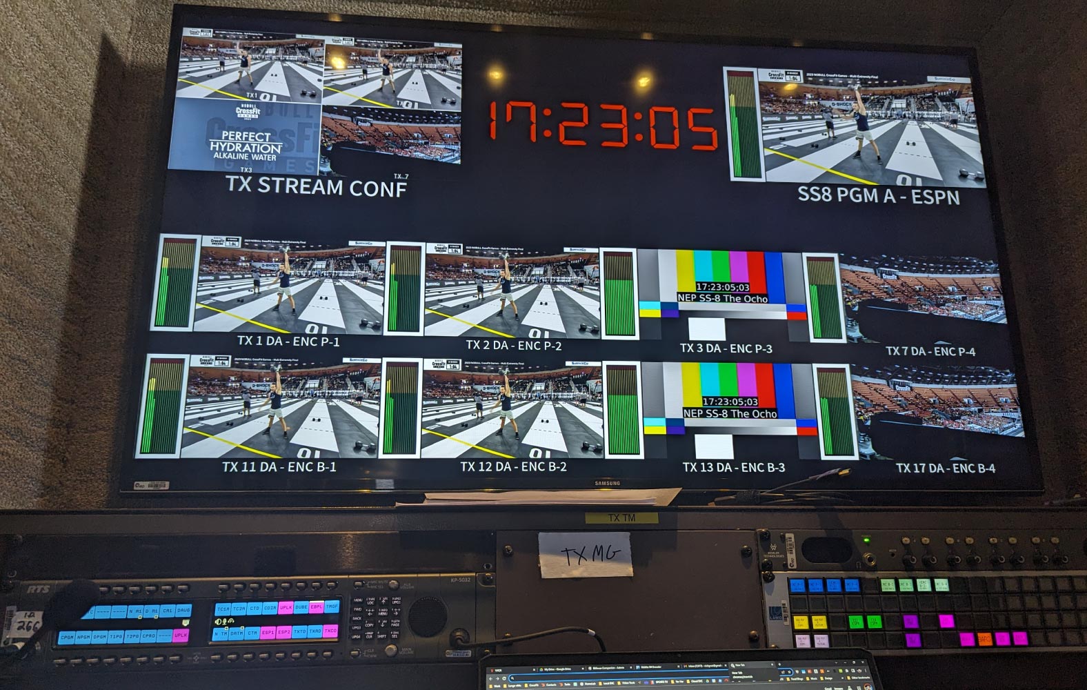Nobull Crossfit Control Room Screen