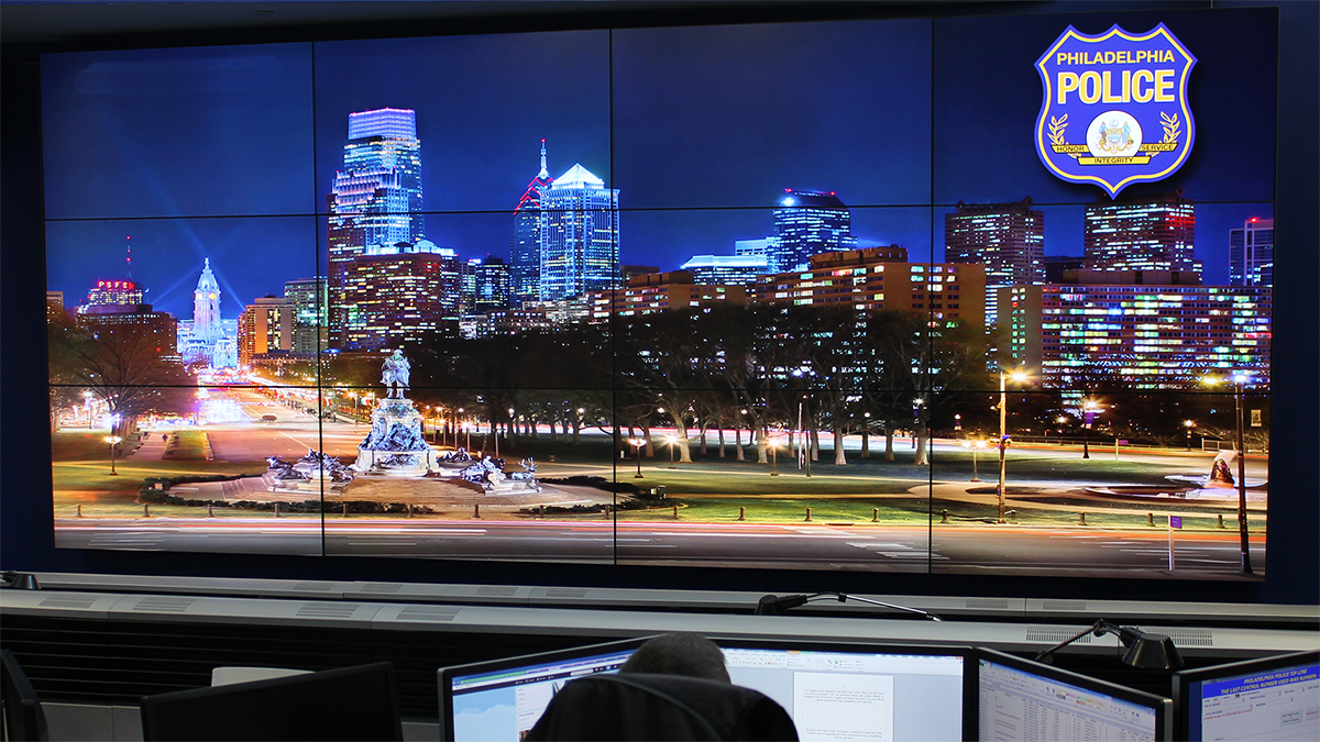 Delaware Valley Intelligence Center Video Wall