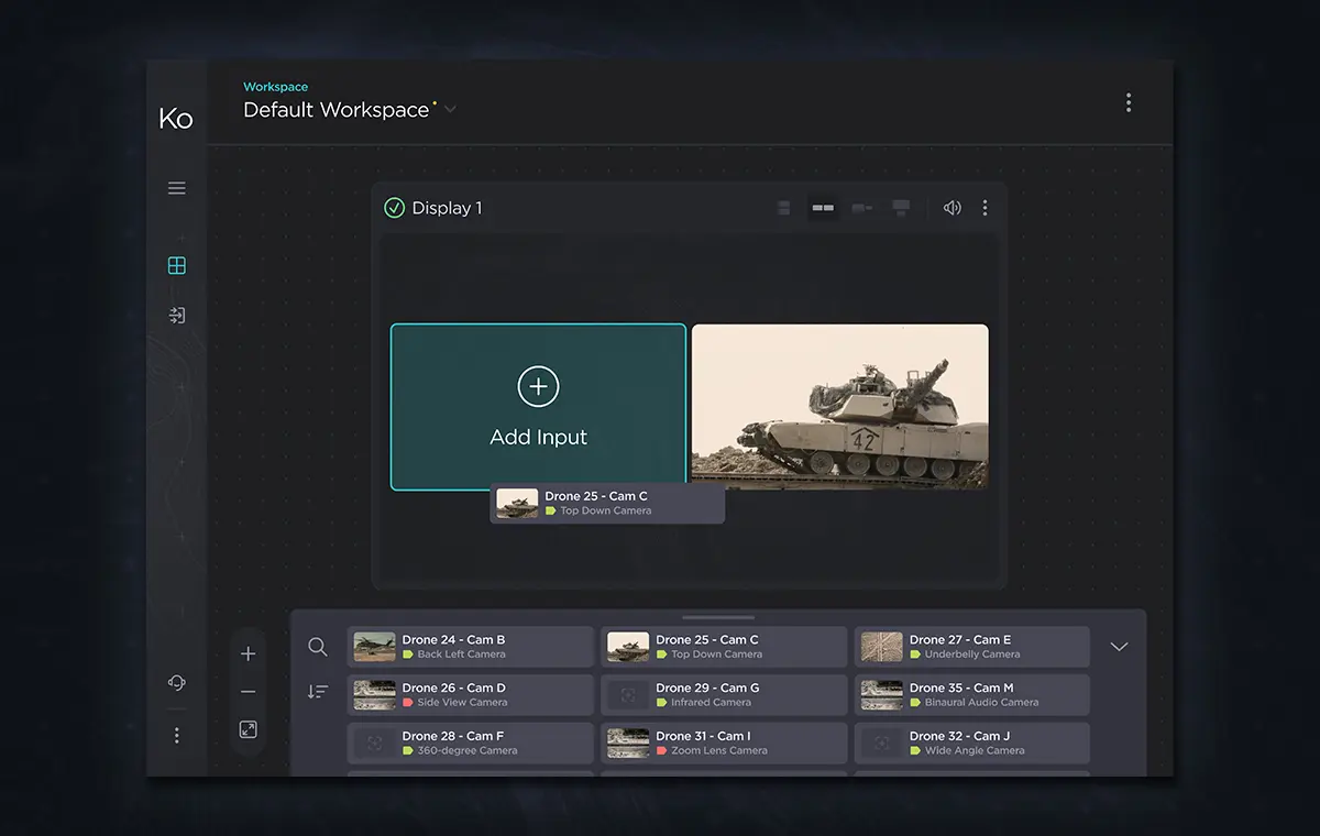 Eight live HD video feeds