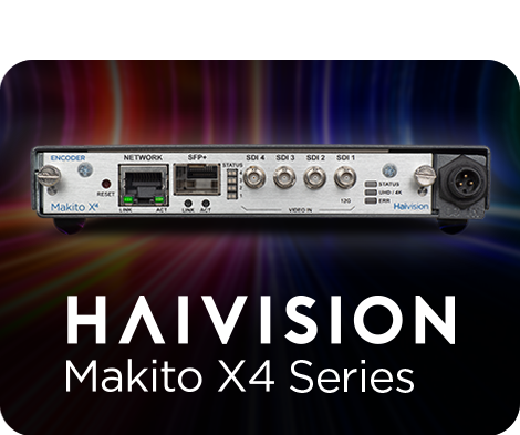 Haivision Makito X4 Video Encoder