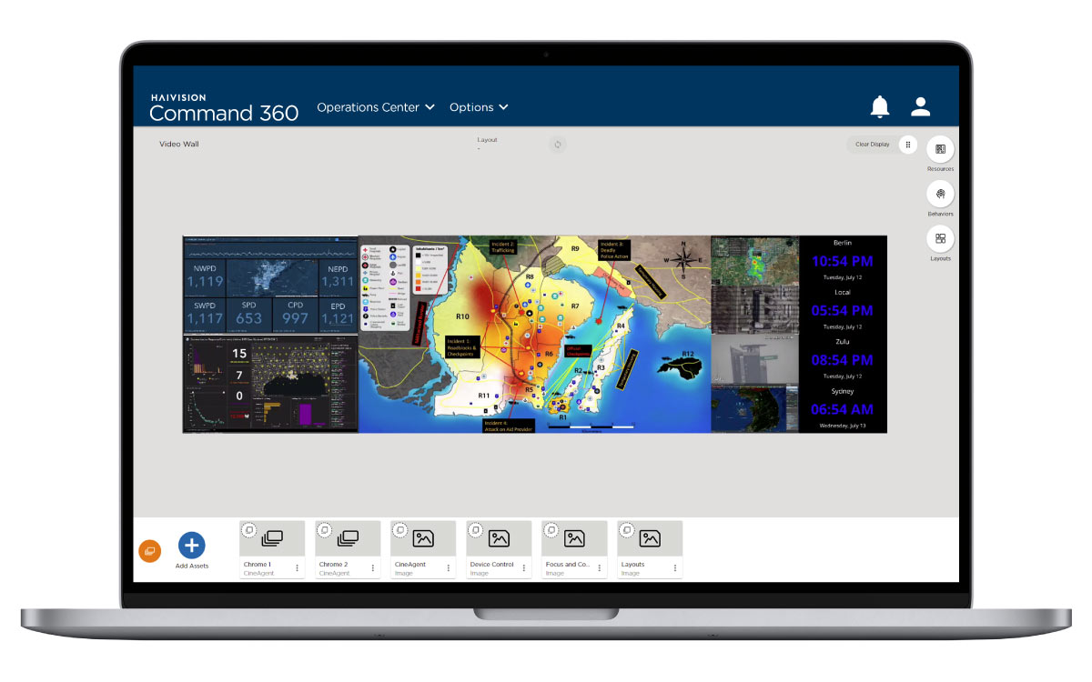 Command 360 Video Wall Management Software
