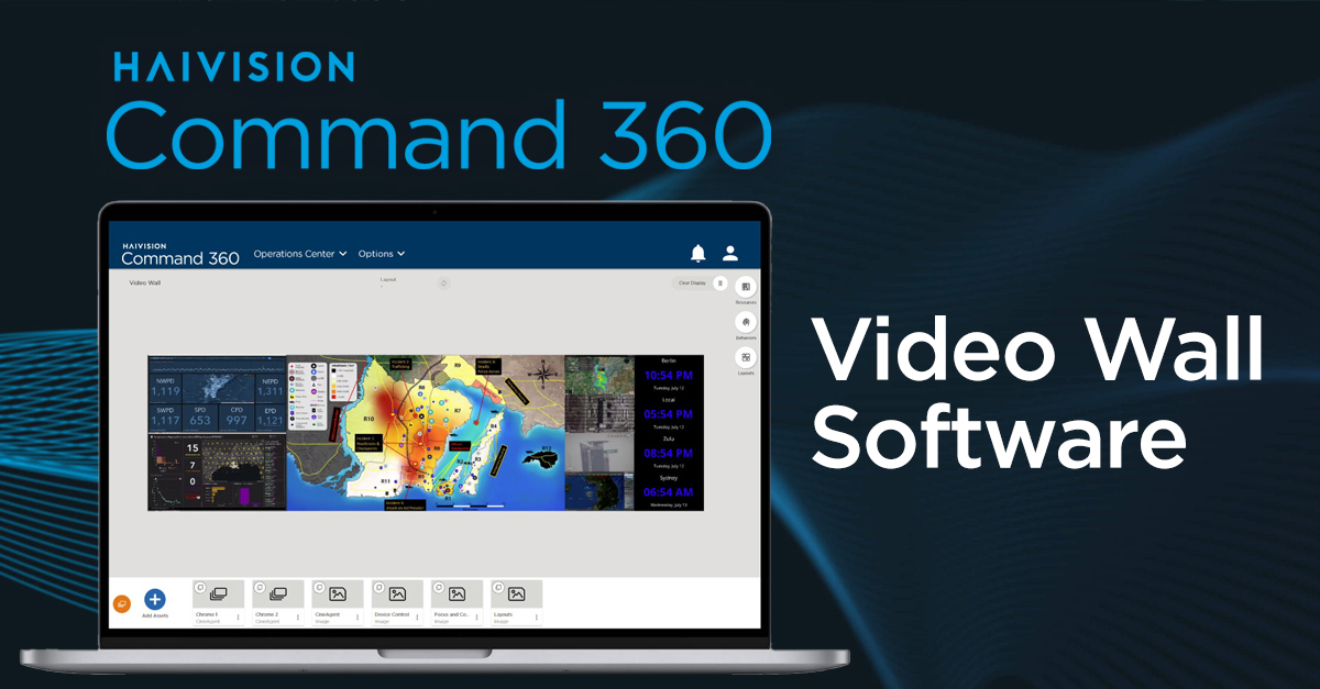 Haivision Command 360 - Video Wall Software