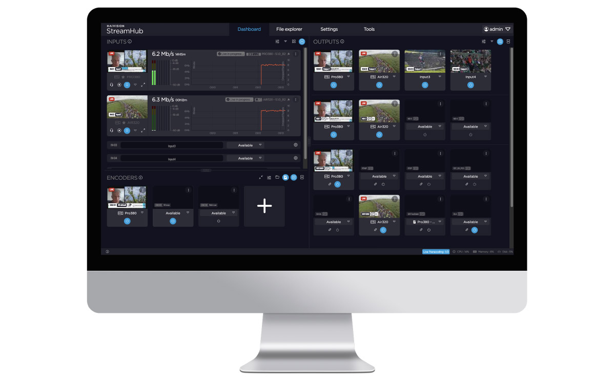 Haivision StreamHub Advanced Receiver and Distribution Platform