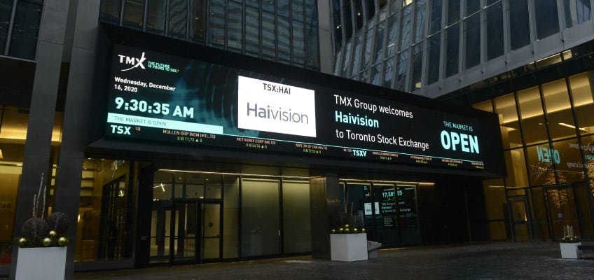 Haivision Makes its Debut on TSX