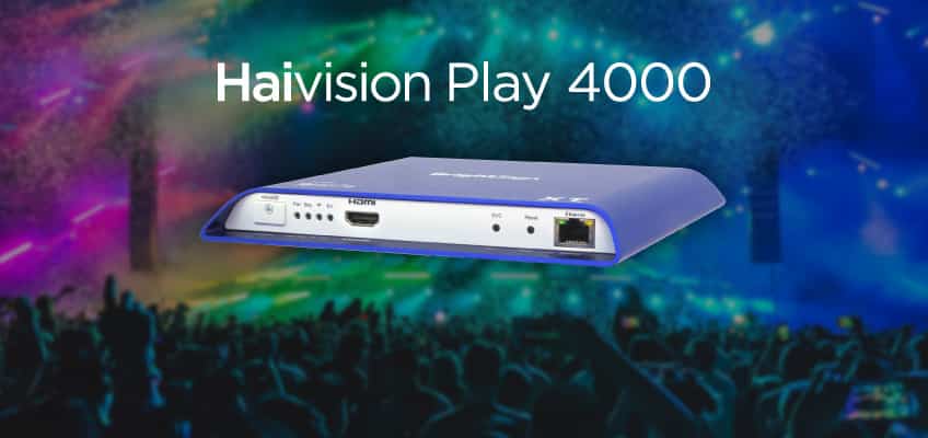 Haivision Play Set-Top Box 4000 4K UHD