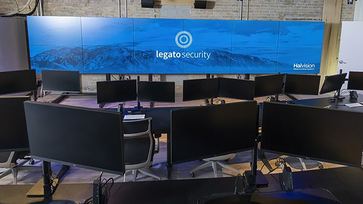 Legato Security SOC Video wall