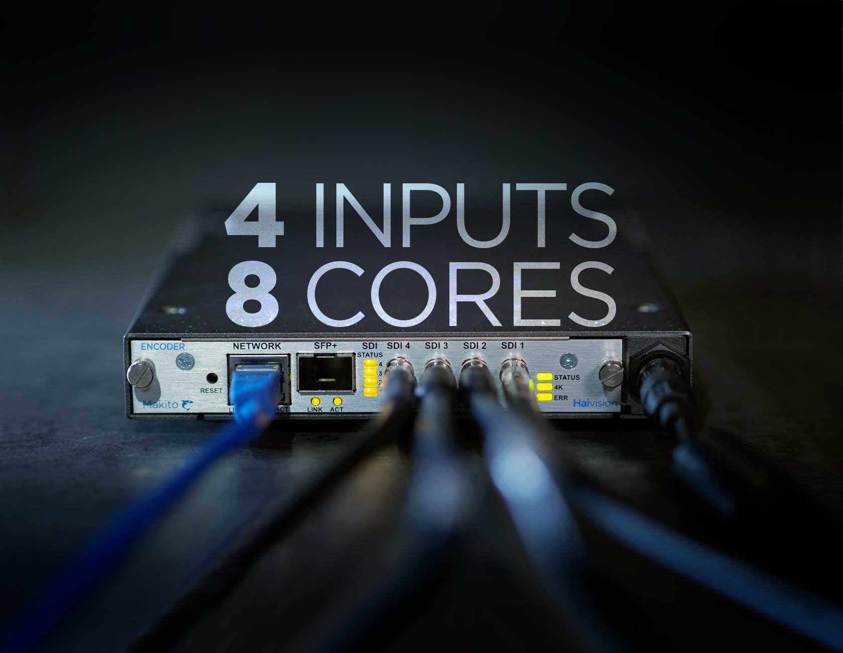 Makito X4 Up to 8 encoding cores