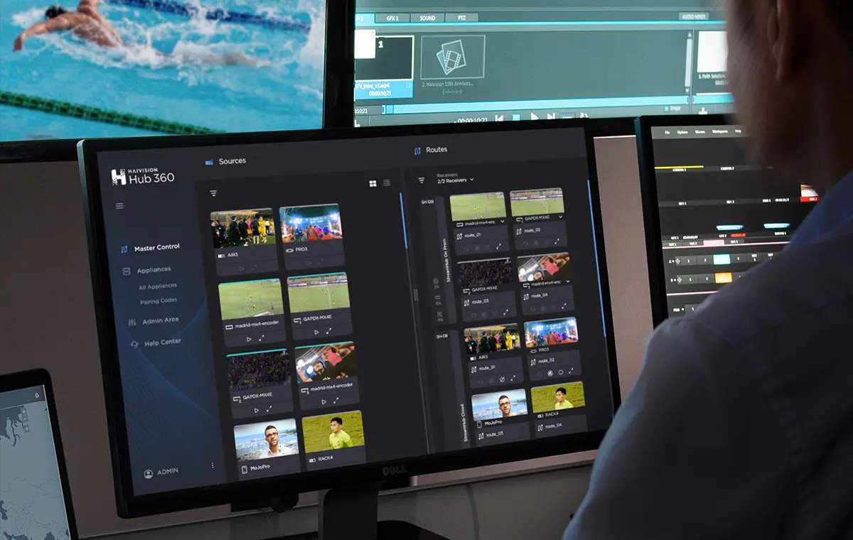 Point-to-point video routes