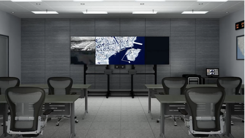 Portable video wall setup