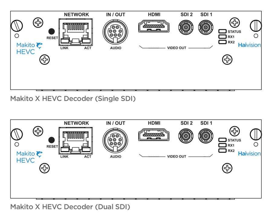makito x hevc decoder