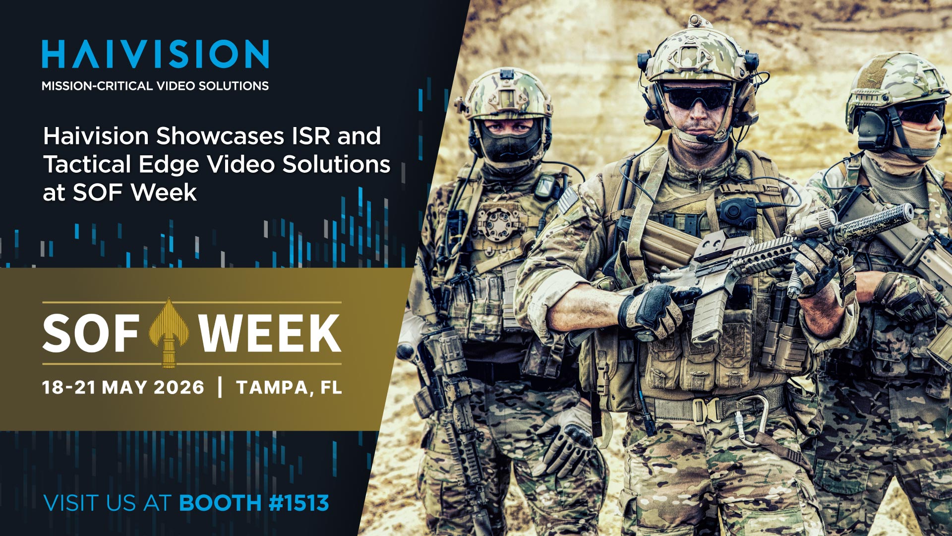 ISR and Tactical Edge Video Solutions at SOF Week | Haivision