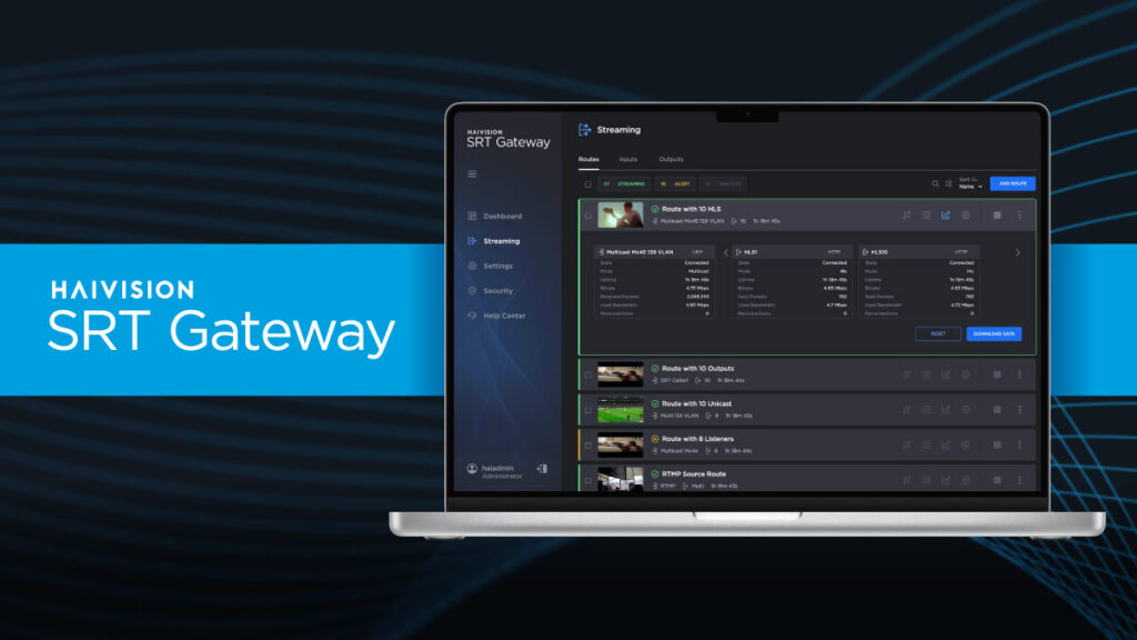 Haivision SRT Gateway Simplifies IP Video Routing