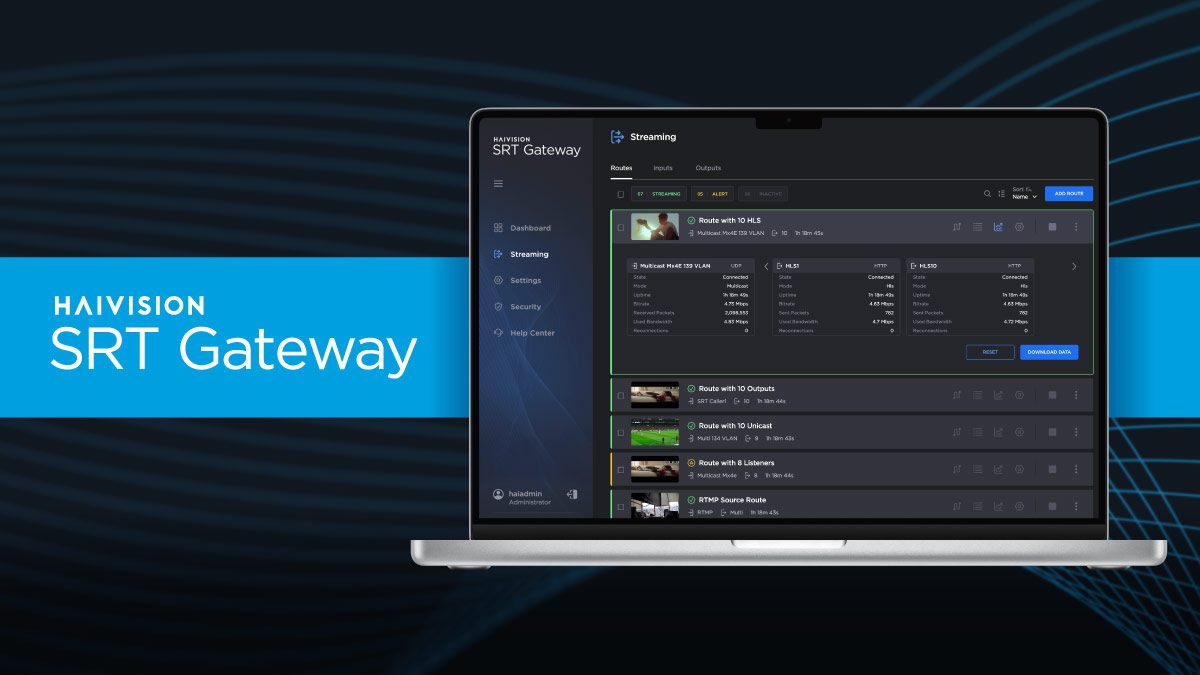 Haivision SRT Gateway Simplifies IP Video Routing