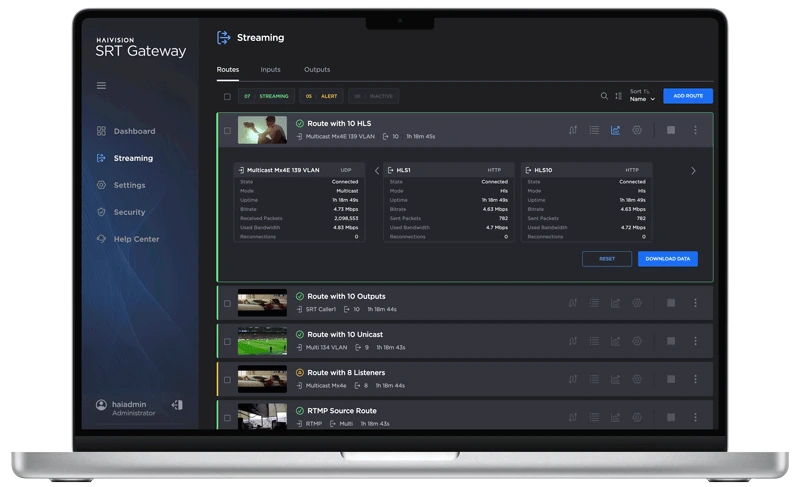 Haivision SRT Gateway